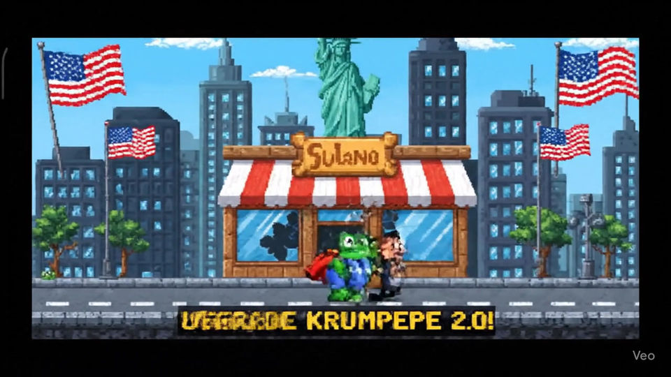 Krumpepe 2.0 Video Game (AI Video) #KAGA